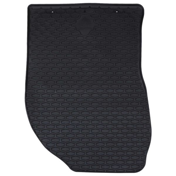 vidaXL Automobilių kilimėlis 4 pcs Juodas Guma