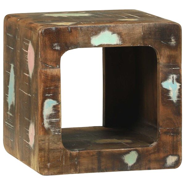 vidaXL TV vienetai 2 pcs Įvairiaspalvis Kietas atkurtas medis