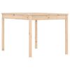 vidaXL Sodo stalas, 121x82,5x76cm, pu&scaron;ies medienos masyvas