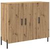 vidaXL Kabalas Amatininkų ąžuolas 90 x 34 x 80 cm Apdirbta mediena