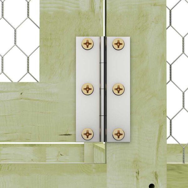 vidaXL Narvas vi&scaron;čiukams, 1,5x1,5x1,5m, impregnuota pu&scaron;ies mediena