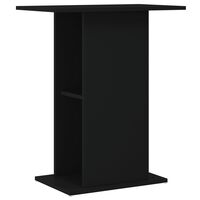 vidaXL Akvariumo stovas, juodas, 60,5x36x72,5cm, apdirbta mediena