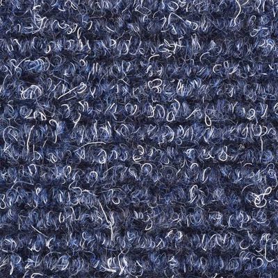 vidaXL Lipnūs laiptų kilimėliai, 15 vnt., 65 x 21 x 4 cm, mėlyni
