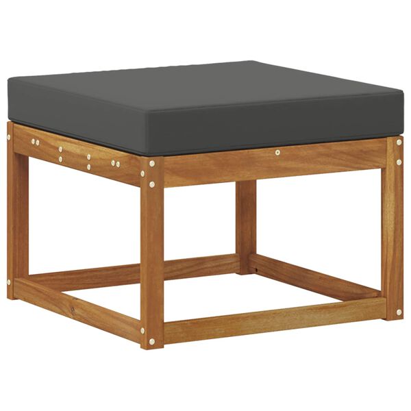 vidaXL Lauko sofos komplektas su pagalve 6 pcs Natūralus ir antracitas