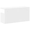 vidaXL Sieninė spintelė, baltos spalvos, 60x20x30cm, apdirbta mediena