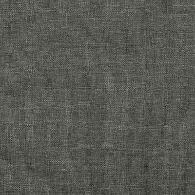 vidaXL Galvūgalis, tamsiai pilkos spalvos, 80x7x78/88 cm, audinys