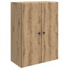 vidaXL Prie sienos montuojama spinta 66 x 34,5 x 90 cm Artisano ąžuolo