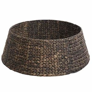vidaXL Kalėdų Medžio Apykaklė Apvali Juoda Skersmuo 60 x 22 cm