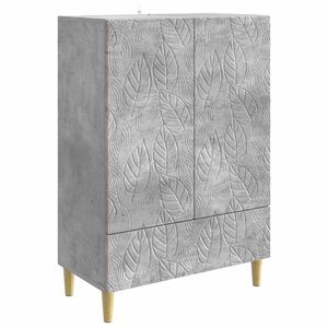 vidaXL Kabalas Betono pilka 66 x 34,5 x 95 cm Apdirbta mediena