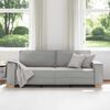 vidaXL Trivietė sofa, debesų pilka, 180 cm, audinys