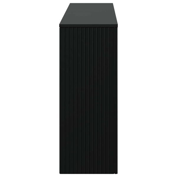 vidaXL Konsolinis stalas Juodas 155 x 29 x 74 cm Dirbtinė mediena