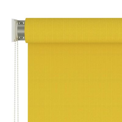 vidaXL Lauko roletas, geltonos spalvos, 160x230cm