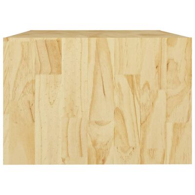 vidaXL Kavos staliukas, 75x50x33,5cm, pušies medienos masyvas
