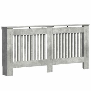 vidaXL Radiatoriaus dangtis Betono pilka 172 x 19 x 81,5 cm