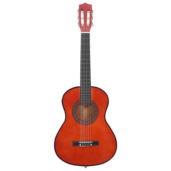 vidaXL Klasikinė gitara pradedantiesiems, 1/2 34", amerikinė liepa