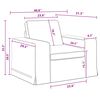 vidaXL Sofos komplektas 2 pcs Tamsiai pilka 182 x 80 x 82 cm audinys