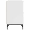 vidaXL Naktinis staliukas Ypatingai blizgi balta 49 x 36 x 61 cm