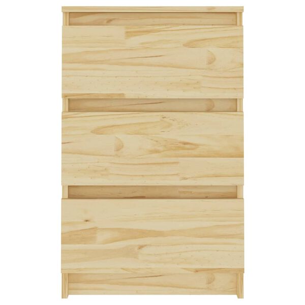 vidaXL Naktinės spintelės, 2vnt., 40x29,5x64cm, pu&scaron;ies masyvas