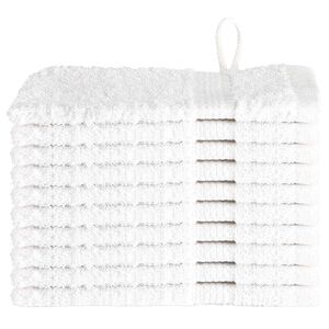 vidaXL Svečių Rank&scaron;luostis SOLUND 10 vnt. Balta 15 x 21 cm 550 gsm