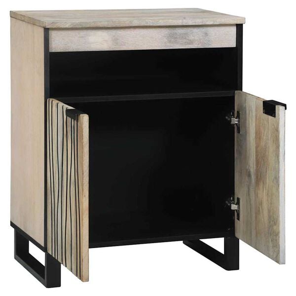 vidaXL Medijų saugojimo spintelės ir stelažai Balta ir juoda