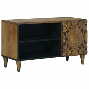 vidaXL Televizoriaus spintelė Ruda 80 x 33 x 46 cm Kietas mango medis