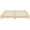 vidaXL Lovos rėmas be čiužinio, sonoma, 140x200cm, apdirbta mediena