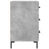 vidaXL Naktinė spintelė, betono pilka, 40x40x66cm, apdirbta mediena