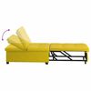 vidaXL Sofa lova Geltona 194 x 67 x 82 cm Aksomas