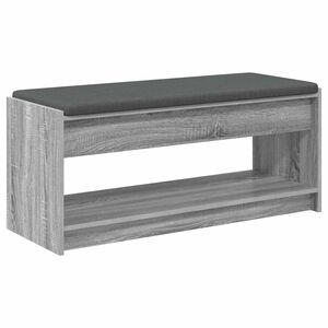 vidaXL Koridoriaus suolas Pilka Sonoma 103 x 38 x 45 cm