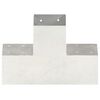 vidaXL Stulpo sujungimas, 101x101mm, galvanizuotas metalas, X formos