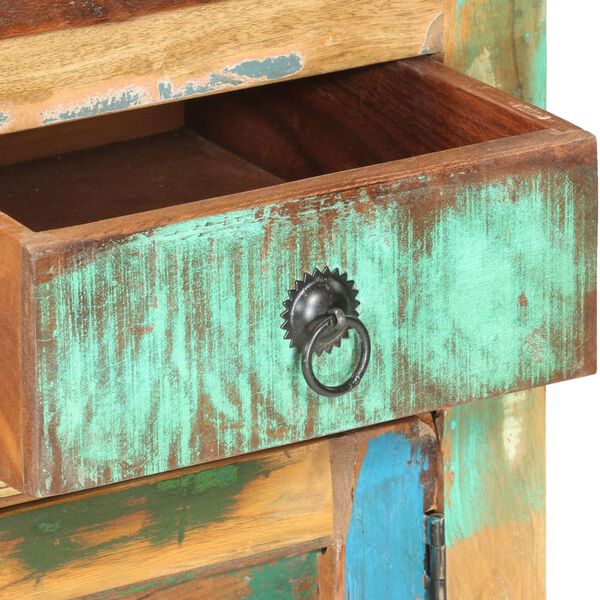 vidaXL Šoninė spintelė, 70x35x65cm, perdirbtos medienos masyvas