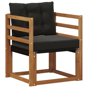 vidaXL 2 Vienetas Lauko sofa Kietos akacijos mediena Natūrali