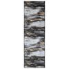 vidaXL Kilimėlis LESAKA Juodas ir auksinis 50 x 200 cm