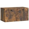 vidaXL Sieninė TV spintelė Dūminio ąžuolo 59,5 x 31 x 30 cm
