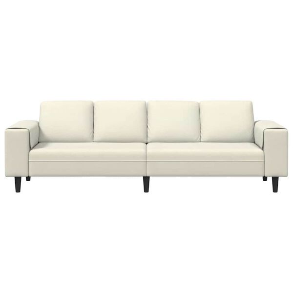vidaXL Svetainės sofa Kreminė 250 x 77 x 76 cm