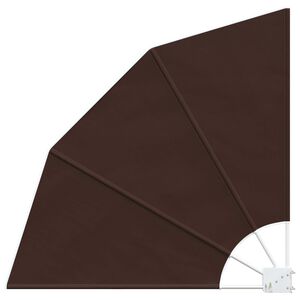 vidaXL Balkono privatumo ekranas 140 x 140 cm Poliesteris Ruda