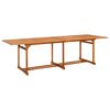 vidaXL Sodo valgomojo stalas, 280x90x75 cm, akacijos medienos masyvas
