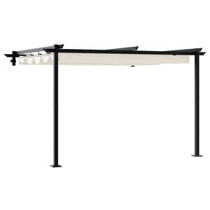 vidaXL Pavėsinė 300 x 300 x 200 cm Kreminė Poliesteris