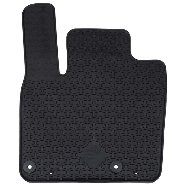 vidaXL Automobilių kilimėlis 4 pcs Juoda tinkamas Nissan QASHQAI TPE