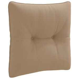 vidaXL Atlo&scaron;o pagalvė PUTTEN 100% poliesteris Taupe 40 x 40 x 10 cm