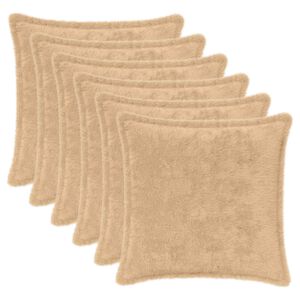 vidaXL Pagalvėlės užvalkalas 6 vnt. HOUTEN Kreminė 30 x 30 cm