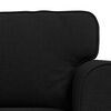 vidaXL Sofa 2 pcs Juoda 155 x 82 x 80 cm audinys