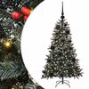 vidaXL Dirbtinė Kalėdų eglutė Žalia 120 cm PVC, plastikas ir plienas