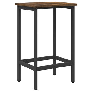 vidaXL Baro taburetė Dūminio ąžuolo 40 x 32 x 64 cm Apdirbta mediena