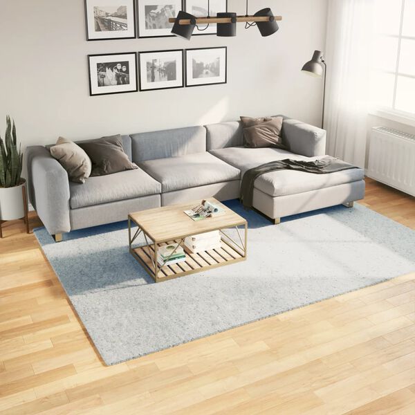 vidaXL Kilimas HUARTE, mėlynos spalvos, 200x280cm, trumpi &scaron;ereliai