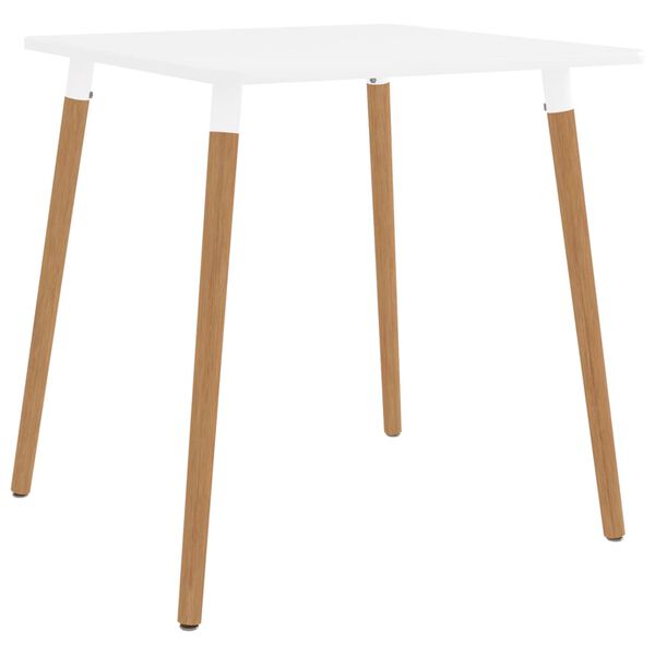 vidaXL Valgomojo baldų komplektas, 5 dalių, juodos ir geltonos spalvos