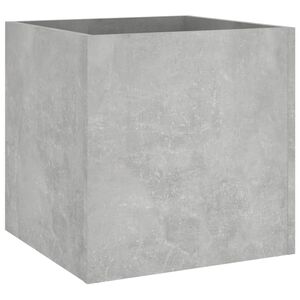 vidaXL Lovelis, betono pilkos spalvos, 40x40x40cm, apdirbta mediena