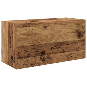 vidaXL Sieninė vonios kambario spintelė, medienos, 60x25x30cm, mediena