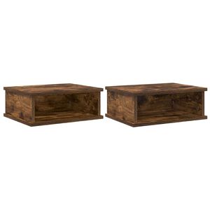 vidaXL Naktinis staliukas 2 vnt. Rūkyta ąžuolas 40 x 31 x 15 cm
