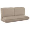 vidaXL Pagalvių komplektas 3 pcs Taupe Oksfordo audinys